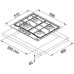 Варочная панель Franke FHTL 604 3G TC GF C 106.0183.092
