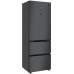 Отдельностоящий холодильник Weissgauff WFD 450 Total NoFrost Inverter Dark Grey Built-in