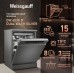 Посудомоечная машина Weissgauff DW 6038 D Dual Wash Silver