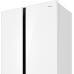 Отдельностоящий холодильник с инвертором Weissgauff WSBS 1036 Inverter NoFrost Premium White Glass