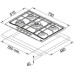 Варочная панель Franke FHTL 755 4G TC GF C 106.0183.110