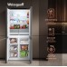 Отдельностоящий холодильник с инвертором Weissgauff WCD 450 Dark Grey NoFrost Inverter
