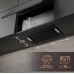 Кухонная встраиваемая вытяжка Weissgauff Intense 600 Touch Black Glass