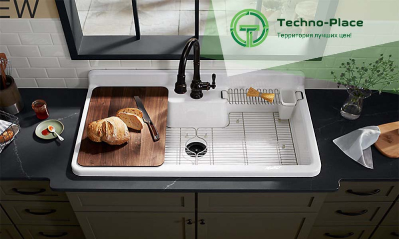 Устанавливаем кухонную мойку
