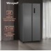 Отдельностоящий холодильник с инвертором Weissgauff WSBS 500 Inverter NoFrost Inox