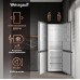 Отдельностоящий холодильник с инвертором Weissgauff WRK 185 Total NoFrost Inverter Inox