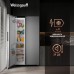 Отдельностоящий холодильник с инвертором и генератором льда Weissgauff WSBS 695 NFX Inverter Ice Maker