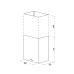 Кухонная вытяжка HOMSair PHLOX Push 40 белый