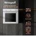 Духовой шкаф газовый Weissgauff WGO 702 WHITE GLASS