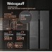 Отдельностоящий холодильник с инвертором Weissgauff WSBS 600 NoFrost Inverter Inox Glass
