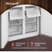 Отдельностоящий холодильник с инвертором Weissgauff WCD 450 Dark Grey NoFrost Inverter