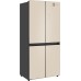 Отдельностоящий холодильник с инвертором Weissgauff WCD 450 BEG NoFrost Inverter