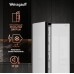 Отдельностоящий холодильник с инвертором Weissgauff WSBS 1036 Inverter NoFrost Premium White Glass