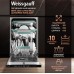 Встраиваемая посудомоечная машина Weissgauff BDW 4160 Ultra Real Autoopen Infolight