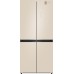 Отдельностоящий холодильник с инвертором Weissgauff WCD 450 BEG NoFrost Inverter