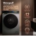 Стиральная машина с инвертором и паром Weissgauff WM 998 Full Touch DC Inverter Steam Silver