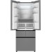 Отдельностоящий холодильник Weissgauff WFD 450 Built-in Inverter NoFrost Inox