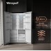 Отдельностоящий холодильник с инвертором Weissgauff WSBS 1036 Inverter NoFrost Premium White Glass