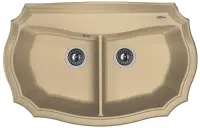 Кухонная мойка FLORENTINA Эмилия 870 коричневый (20.365.F0870.105)