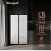 Отдельностоящий холодильник с инвертором Weissgauff WSBS 1036 Inverter NoFrost Premium White Glass