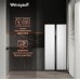 Отдельностоящий холодильник с инвертором Weissgauff WSBS 500 Inverter NoFrost White Glass
