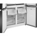 Отдельностоящий холодильник с инвертором Weissgauff WCD 450 Rock Glass NoFrost Inverter