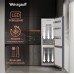 Отдельностоящий холодильник с инвертором Weissgauff WRK 2000 Total NoFrost Inverter Beige Glass