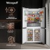 Отдельностоящий холодильник с инвертором Weissgauff WCD 590 Nofrost Inverter Premium EcoFresh White Glass