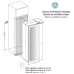 Встраиваемый винный шкаф Pando PVMAVP 178-112CRR