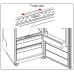 Встраиваемый холодильник Bertazzoni LRD603UBNPVC/20