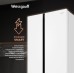 Отдельностоящий холодильник с инвертором Weissgauff WSBS 1036 Inverter NoFrost Premium White Glass