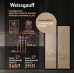 Отдельностоящий холодильник с инвертором Weissgauff WSBS 1036 Inverter NoFrost Premium Champagne Glass
