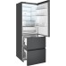 Отдельностоящий холодильник Weissgauff WFD 450 Total NoFrost Inverter Dark Grey Built-in