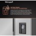 Отдельностоящий холодильник с инвертором и подачей воды Weissgauff WSBS 600 X NoFrost Inverter Water Dispenser
