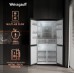Отдельностоящий холодильник с инвертором Weissgauff WCD 510 Built-in Inverter NoFrost Black Glass
