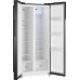 Отдельностоящий холодильник с инвертором Weissgauff WSBS 500 Inverter NoFrost Black Glass