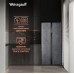 Отдельностоящий холодильник с инвертором Weissgauff WSBS 500 Inverter NoFrost Rock Glass