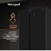 Отдельностоящий холодильник с инвертором Weissgauff WSBS 1036 Inverter NoFrost Premium Black Glass