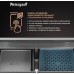 Отдельностоящий холодильник с инвертором Weissgauff WCD 590 NoFrost Inverter Premium Ecofresh Bru Steel Glass