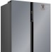 Отдельностоящий холодильник с инвертором Weissgauff WSBS 600 NoFrost Inverter Dark Grey Glass