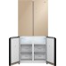 Отдельностоящий холодильник с инвертором Weissgauff WCD 510 Built-in Inverter NoFrost Champagne Glass