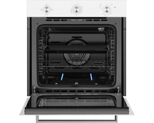 Духовой шкаф газовый Weissgauff WGO 702 WHITE GLASS