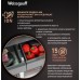Отдельностоящий холодильник с инвертором Weissgauff WCD 590 NoFrost Inverter Premium EcoFresh Inox Glass