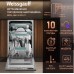 Встраиваемая посудомоечная машина с Wi-Fi и лучом на полу Weissgauff BDW 4543 D Wi-Fi