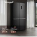 Отдельностоящий холодильник с инвертором Weissgauff WCD 590 Nofrost Inverter Premium Ecofresh Dark Inox
