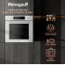 Духовой шкаф газовый Weissgauff WGO 702 D WHITE GLASS