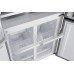 Отдельностоящий холодильник с инвертором Weissgauff WCD 450 White Rock Glass NoFrost Inverter