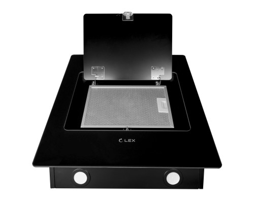 Наклонная кухонная вытяжка LEX Leila 600 Black