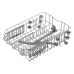 Встраиваемая посудомоечная машина Meferi MDW4563 POWER