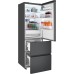 Отдельностоящий холодильник Weissgauff WFD 450 Total NoFrost Inverter Dark Grey Built-in